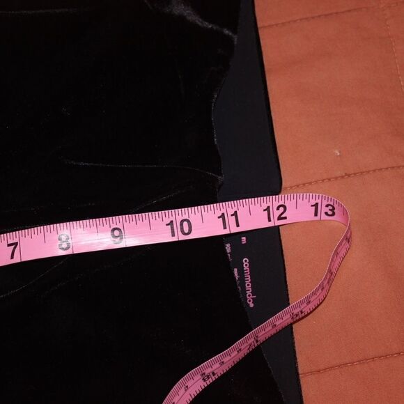 Commando High Waisted Black Velvet Pants Women Size Medium - Picture 9 of 10